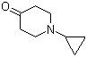 1-Cyclopropylpiperidin-4-one molecular structure (CAS 62813-01-8)