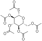 alpha-D-硫代五乙酰葡萄糖分子结构 (CAS 62860-10-0)
