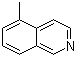 5-甲基异喹啉分子结构 (CAS 62882-01-3)