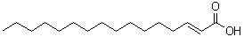 structure of CAS# 629-56-1, 2-Hexadecenoic acid;Gaidic acid; Hypogaeic acid