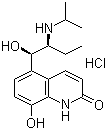 盐酸丙卡特罗分子结构 (CAS 62929-91-3)