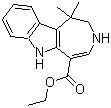 Ethyl 1,1-dimethyl-1,2,3,6-tetrahydroazepino[4,5-b]indole-5-carboxylate molecular structure (CAS 629662-20-0)