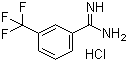 结构式 CAS# 62980-03-4, 3-三氟甲基苯甲脒盐酸盐; 间三氟甲基苯甲脒盐酸盐