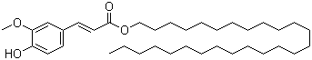 Hexacosyl (E)-ferulate molecular structure (CAS 63034-29-7)