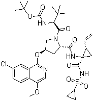 Asunaprevir molecular structure (CAS 630420-16-5)