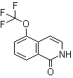 5-(Trifluoromethoxy)-1(2H)-isoquinolinone molecular structure (CAS 630423-20-0)