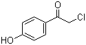 2-Chloro-4'-hydroxyacetophenone molecular structure (CAS 6305-04-0)