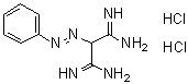 2-(Phenylazo)propanediimidamide dihydrochloride molecular structure (CAS 6306-49-6)