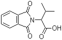 2-酞酰亚胺基-3-甲基丁酸分子结构 (CAS 6306-54-3)