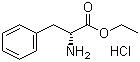 结构式 CAS# 63060-94-6, D-苯丙氨酸乙酯盐酸盐
