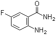 2-Amino-5-fluorobenzamide molecular structure (CAS 63069-49-8)