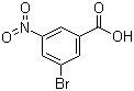 3-Bromo-5-nitrobenzoic acid molecular structure (CAS 6307-83-1)