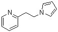 2-[2-(1H-吡咯-1-基)乙基]吡啶分子结构 (CAS 6311-84-8)