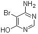 结构式 CAS# 6312-71-6, 4-氨基-5-溴-6-羟基嘧啶