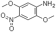 2,5-二甲氧基-4-硝基苯胺分子结构 (CAS 6313-37-7)