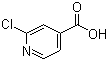 structure of CAS# 6313-54-8, 2-Chloroisonicotinic acid;2-Chloro-4-pyridinecarboxylic acid; 2-Chloro-4-pyridine carboxylic acid