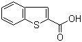 structure of CAS# 6314-28-9, Benzo[b]thiophene-2-carboxylic acid;Thianaphthene-2-carboxylic acid