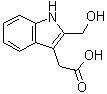 2-(Hydroxymethyl)-1H-indole-3-acetic acid molecular structure (CAS 63158-57-6)