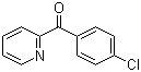(4-Chlorophenyl)(2-pyridinyl)methanone molecular structure (CAS 6318-51-0)
