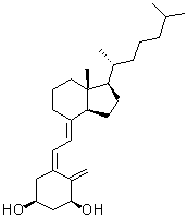 1beta-羟基维他命 D3分子结构 (CAS 63181-13-5)