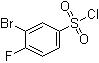 3-Bromo-4-fluorobenzenesulfonyl chloride molecular structure (CAS 631912-19-1)