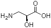 structure of CAS# 632-13-3, L-Isoserine;(S)-2-Hydroxy-beta-alanine; (S)-3-Amino-2-hydroxypropionic acid