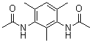 N,N'-(2,4,6-三甲基-1,3-亚苯基)二乙酰胺分子结构 (CAS 6324-20-5)