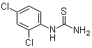 2,4-二氯苯基硫脲分子结构 (CAS 6326-14-3)