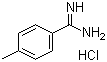 structure of CAS# 6326-27-8, 4-Methylbenzene-1-carboximidamide hydrochloride