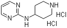 N-(哌啶-4-基)嘧啶-2-胺二盐酸盐分子结构 (CAS 63260-58-2)