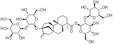 Rebaudioside E molecular structure (CAS 63279-14-1)