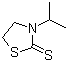 3-异丙基噻唑烷-2-硫酮分子结构 (CAS 6328-13-8)