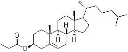 Cholesteryl propionate molecular structure (CAS 633-31-8)