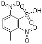 3-甲基-2,6-二硝基苯磺酸分子结构 (CAS 63348-71-0)