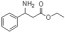 3-Amino-3-phenylpropanoic acid ethyl ester molecular structure (CAS 6335-76-8)