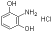 2-Aminoresorcinol hydrochloride molecular structure (CAS 634-60-6)