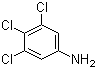 structure of CAS# 634-91-3, 3,4,5-Trichloroaniline;3,4,5-Trichlorobenzenamine; NSC 115260