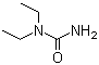 结构式 CAS# 634-95-7, 1,1-二乙基脲
