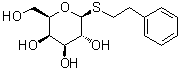 2-Phenylethyl 1-thio-beta-D-galactoside molecular structure (CAS 63407-54-5)