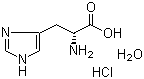 D-Histidine hydrochloride monohydrate molecular structure (CAS 6341-24-8)