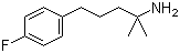 5-(4-Fluorophenyl)-2-methylpentan-2-amine molecular structure (CAS 63416-84-2)