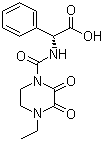 N-乙基双氧哌嗪酰氨苯乙酸分子结构 (CAS 63422-71-9)