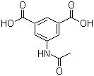 5-(乙酰氨基)异酞酸分子结构 (CAS 6344-50-9)