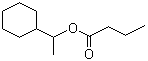 1-环己基乙醇丁酸酯分子结构 (CAS 63449-88-7)