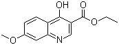Ethyl 4-hydroxy-7-methoxyquinoline-3-carboxylate molecular structure (CAS 63463-15-0)
