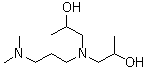N,N-Dimethyl-N',N'-bis(2-hydroxypropyl)-1,3-propanediamine molecular structure (CAS 63469-23-8)