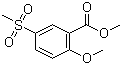 2-甲氧基-5-甲磺酰基苯甲酸甲酯分子结构 (CAS 63484-12-8)