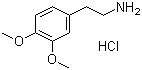 结构式 CAS# 635-85-8, 3,4-二甲氧基苯乙胺盐酸盐