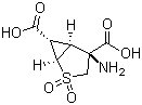 (1R,4S,5S,6S)-4-Amino-2-thiabicyclo[3.1.0]hexane-4,6-dicarboxylic acid 2,2-dioxide molecular structure (CAS 635318-11-5)