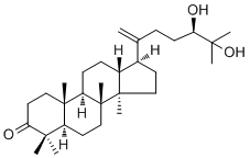 24,25-Dihydroxydammar-20-en-3-one molecular structure (CAS 63543-53-3)